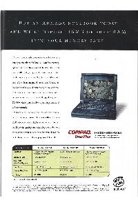Compaq - Buy an Armada notebook today and we'll deposit 16MB of free RAM into your memory bank.