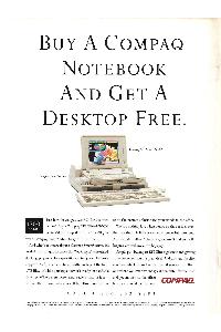 Compaq - Buy a Compaq notebook and get a desktop free.