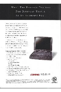 Compaq - Meet the perfect partner for business travel. At an economy fare.