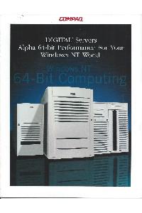 Compaq - Digital Servers Alpha 64-bit performance for your Windows NT world