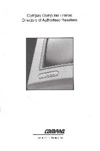 Compaq - Compaq Computer Limited Directory of Authorised Resellers