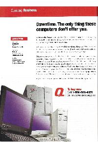 Compaq - Downtime. The only thing these computers don't offer you.