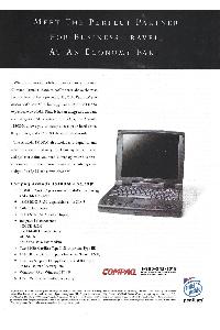 Compaq - Meet the perfect partner for business travel. At an economy fare.