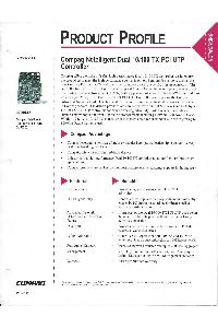 Compaq - Netelligent dual 10/100 TX PCI UTP controller