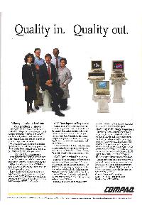 Compaq - Quality in. Quality out.
