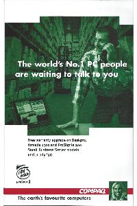 Compaq - The world's No.1 PC people are waiting to talk to you