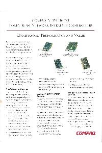 Compaq - Netelligent Token Ring netork interface controllers