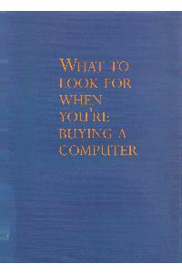 Compaq - What to look for when you're buing a computer