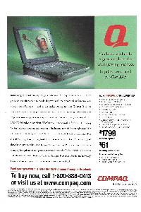 Compaq - You knew we'd make a great notebook for your growing business.