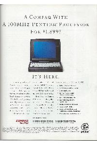 Compaq - S CompaQ with a 100 MHz Pentium processor for 1899$?