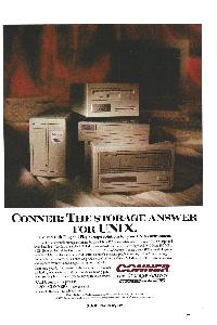 Conner The Storage Answer - Conner: the storage answer for Unix