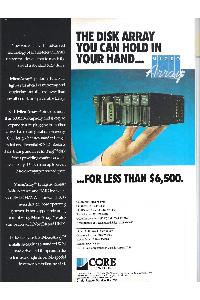 Core International - The disk array you can hold in your hand... For less than $6,500.