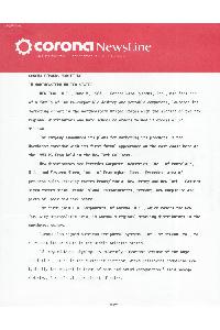 Corona Data Systems - Corona expandes marketing