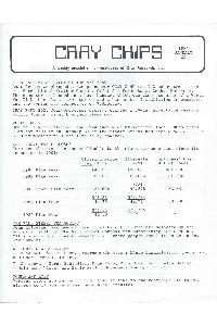 Cray Inc. - Cray Chips 1985-01 N. 25