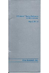 Cray Inc. - CR Inform Ready Reference