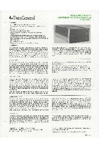Data General - Model 6045/46/47/48 Cartridge DG/Disk Subsystem