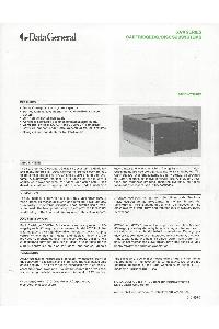 Data General - 6070 Series Cartridge DG/Disc Subsystems