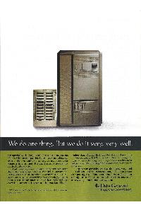 Data General - We do one thing. But we do it very, very well.