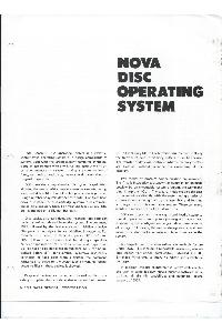 Data General - Nova disc operating system