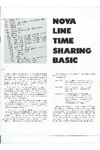 Data General - Nova line sharing Basic