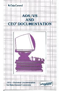 Data General - AOS/VS and CEO Documentation