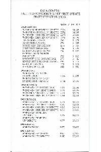 Data General - Data Gemeral Fall 1990 PC product guide price update