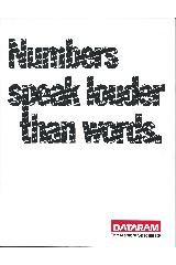 Dataram Corp. - Numbers speak louder than words.