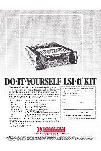 Dataram Corp. - Do It Yourself LSI-11 Kit