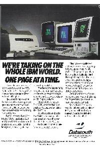 Datasouth Americas High Performance Printer Company - We're taking on the whole IBM world. One page at time.