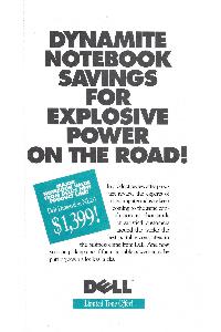 Dell (PC's Limited) - Dynamite notebook savings for explosive power on the road!