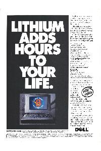 Dell (PC's Limited) - Lithium adds hours your life.