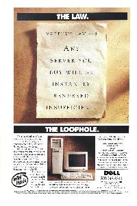 Dell (PC's Limited) - The Law. Murphy Law 88. The Loophole.