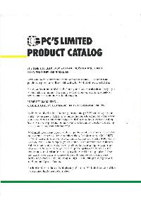Dell (PC's Limited) - PC's Limited Product Catalog