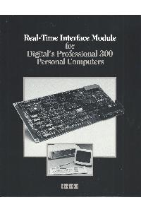 Real-Time interface module for Digital's Professional 300 Personal Computers