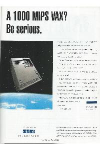 Digital Equipment Corp. (DEC) - A 1000 MIPS Vax? Be serious.