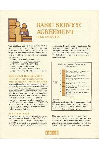 Digital Equipment Corp. (DEC) - Basic Service Agreement Field Service