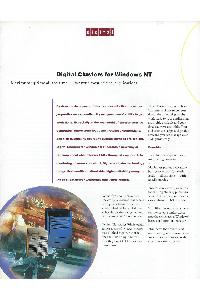 Digital Equipment Corp. (DEC) - Digital clusters for Windows NT