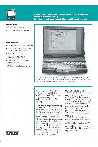 Digital Equipment Corp. (DEC) - DECpc 325SL and DECpc 325SLC Notebook PCs