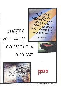 Digital Equipment Corp. (DEC) - Maybe you should consider an analyst.