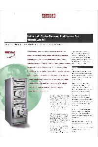 Digital Equipment Corp. (DEC) - Intranet AlphaServer platoforms for Windows NT
