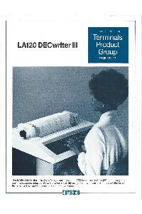 Digital Equipment Corp. (DEC) - LA120 DECwriter III