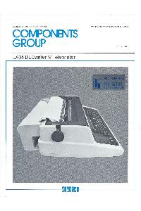 Digital Equipment Corp. (DEC) - LA34 DECwriter IV Teleprinter