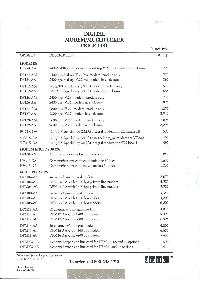 Digital Equipment Corp. (DEC) - Digital Modem/Multiplexer Price List