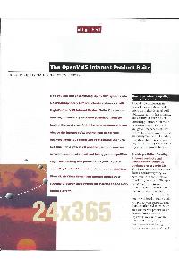 Digital Equipment Corp. (DEC) - The OpenVMS Internet Product Suite