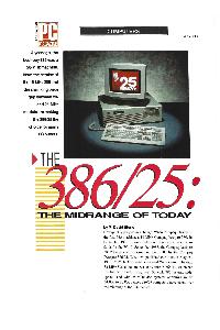 Digital Equipment Corp. (DEC) - The 386/25: The Midrange Of Today