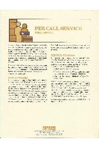Digital Equipment Corp. (DEC) - Per Call Service