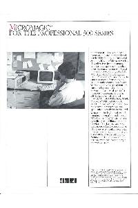 Digital Equipment Corp. (DEC) - MicroMagic for the Professional 300 series
