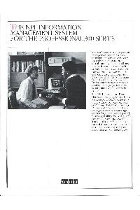Digital Equipment Corp. (DEC) - The NPL Information Management System for the Professional 300 series