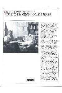 Digital Equipment Corp. (DEC) - Supercomp Twenty for the Professional 300 series