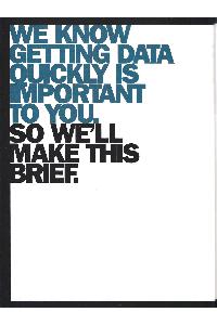 Digital Equipment Corp. (DEC) - We know getting data quickly is important to you.